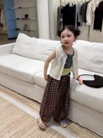 【90-150cm】ベストorキャミソールorパンツ 女の子 透かし レトロ - 画像 (4)