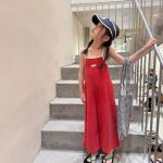 【80-130cm】パンツ 女の子 キャミソール サロペット ゆったり - 画像 (5)