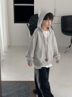 【100-160cm】ズボン ファスナー 切り替え カジュアル ゆったり パンツ - 画像 (6)
