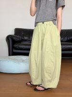 【100-170cm】パンツ 女の子 韓国風 ゆったり 通気性 合わせやすい - 画像 (4)