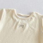 【73-100cm】半袖Tシャツorパンツ ベビー ニット シンプル - 画像 (8)