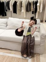 【90-150cm】ベストorキャミソールorパンツ 女の子 透かし レトロ - 画像 (3)