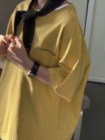 【90-160cm】Tシャツ 夏新作 カジュアル アルファベット プリント 男の子 - 画像 (5)