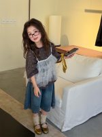 【100-160cm】ズボン デニム 韓国風 カジュアル 無地 シンプル ゆったり - 画像 (4)