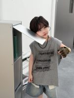 【100-150cm】ベスト プリント アルファベット カジュアル 夏新作 男の子 - 画像 (5)
