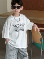 【90-160cm】半袖Tシャツ 男の子  個性的 肌触り良好 シンプル リラックスフィット お出かけ - 画像 (3)
