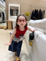 【90-140cm】ベストorパンツ 女の子 ノースリープ ゆったり - 画像 (9)