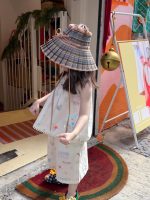 【90-140cm】セットアップ 女の子 ノースリープ ワイドレッグ - 画像 (5)