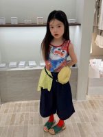 【90-150cm】ベストorパンツ 女の子 カートゥーン 韓国風 - 画像 (6)