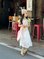 【100-160cm】スカート 透かし彫り 無地 カワイイ 合わせやすい 女の子