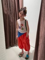 【90-150cm】トップスorパンツ 女の子 キャミソール チェック柄 - 画像 (5)