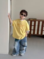 【90-160cm】Tシャツ プリント カジュアル シンプル 合わせやすい 半袖 - 画像 (6)