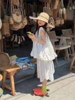 【100-160cm】ベスト 無地 フリル ゆったり 刺繍 合わせやすい 女の子 - 画像 (6)