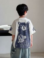 【120-170cm】Tシャツ クマ柄 カジュアル プリント 半袖 男の子 - 画像 (5)