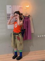 【90-150cm】キャミソール 女の子 カートゥーン ドーパミン風 - 画像 (5)
