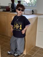【90-160cm】Tシャツ プリント 半袖 ラウンドネック ゆったり 男の子 - 画像 (5)