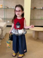 【90-140cm】ベストorパンツ 女の子 ノースリープ ゆったり - 画像 (3)