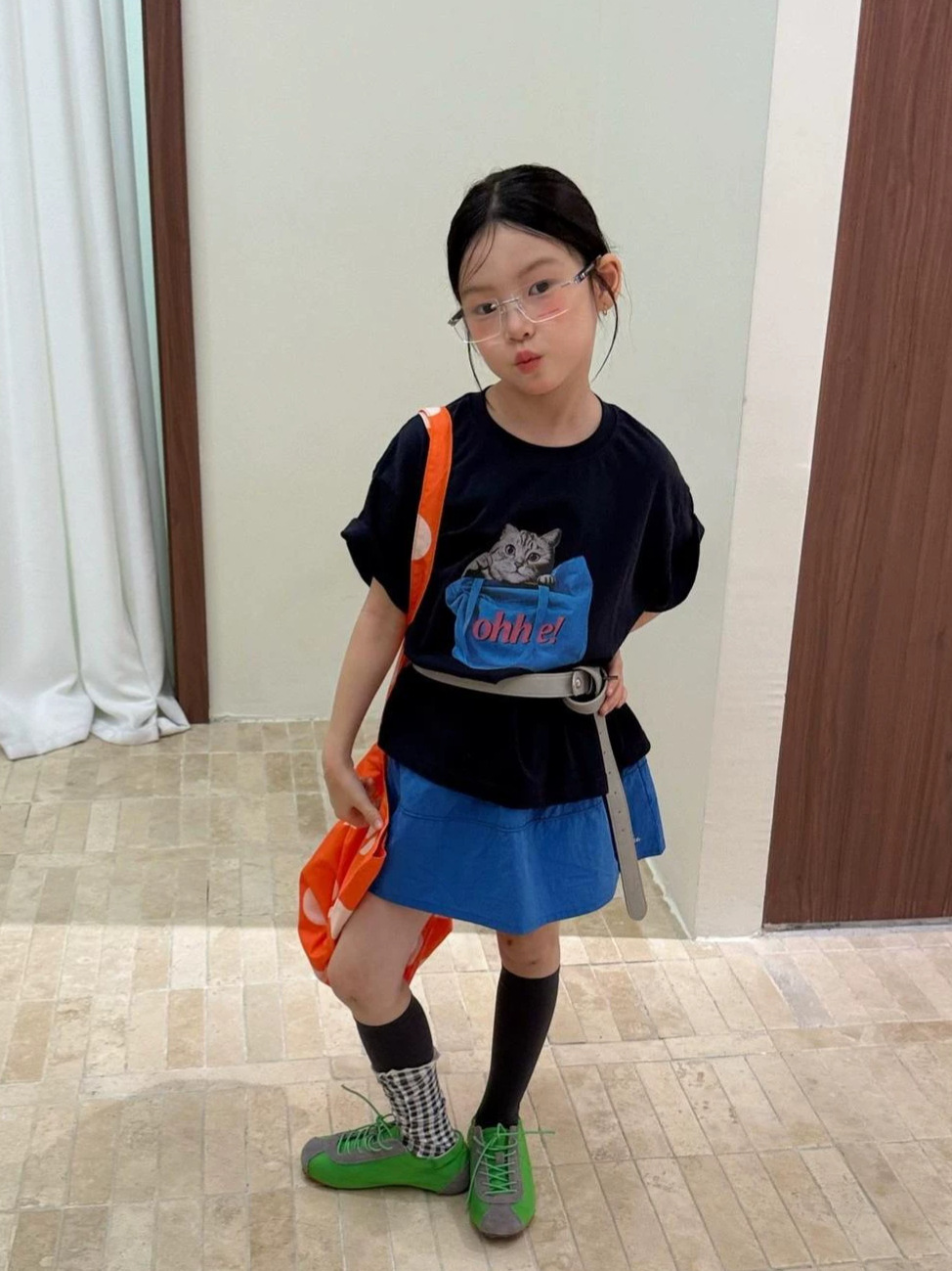 O1CN01CAC11X282LkzsgBhM_2217733997874-0-cib.jpg 【90-150cm】半袖Tシャツorスカート 女の子 カートゥーン ファッション - 画像 (1)