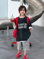 【100-150cm】ショートパンツ ヒョウ柄 ゆったり 合わせやすい 夏新作 - 画像 (4)