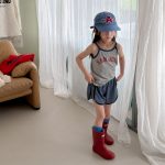 【80-130cm】ショートパンツ 女の子 ボーダー柄 かわいい - 画像 (3)