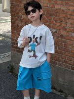 【90-160cm】Tシャツ かっこいい プリント カジュアル 半袖 - 画像 (3)