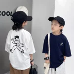 【90-160cm】Tシャツ カジュアル プリント 男の子 着回し力高い - 画像 (2)