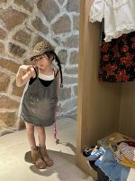 【90-150cm】キャミソールorワンピース 女の子 レイヤード デニム - 画像 (6)