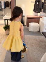 【100-160cm】ベスト 韓国風 シンプル スウィート ノースリーブ 薄手 女の子 - 画像 (6)