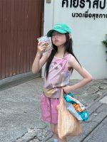 【100-160cm】キャミソール ノースリーブ プリント 合わせやすい 女の子 カジュアル - 画像 (4)