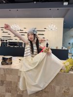 【100-160cm】ワンピース 切り替え ストライプ ノースリーブ ゆったり 女の子 - 画像 (5)