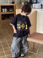 【90-160cm】Tシャツ プリント 半袖 ラウンドネック ゆったり 男の子 - 画像 (4)