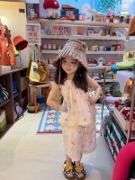 【90-140cm】セットアップ 女の子 ノースリープ ワイドレッグ - 画像 (6)