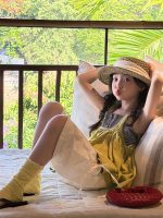 【100-160cm】キャミソール 夏新作 ノースリーブ 無地 ゆったり 合わせやすい - 画像 (4)