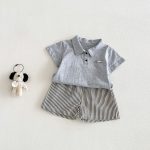 【73-100cm】半袖Tシャツorショートパンツ ベビー カートゥーン かわいい - 画像 (2)