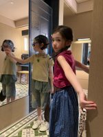 【90-150cm】ベストorパンツ 女の子 チェック柄 かわいい - 画像 (4)