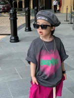 【90-160cm】男の子 半袖カートゥーンTシャツ 通気性 着脱ラクラク - 画像 (3)