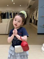 【90-140cm】半袖Ｔシャツorスカート 女の子 リボン付き スウィート - 画像 (7)