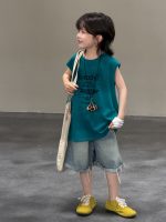 【100-150cm】ベスト ノースリーブ プリント カジュアル 男の子 ゆったり - 画像 (5)