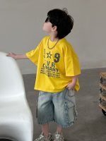 【90-160cm】Tシャツ ファッション プリント 半袖 男の子 - 画像 (6)
