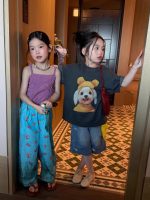 【90-150cm】半袖Ｔシャツ 女の子 カートゥーン 合わせやすい