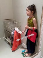 【90-150cm】ベストorパンツ 女の子 ドット柄 レイヤード トレンド - 画像 (3)