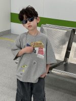 【90-160cm】半袖Ｔシャツ 男の子 プリント カッコイイ - 画像 (6)