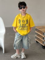 【90-160cm】Tシャツ ファッション プリント 半袖 男の子 - 画像 (3)
