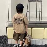 【90-160cm】Tシャツ カジュアル 合わせやすい 男の子 半袖 - 画像 (5)
