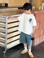 【90-160cm】半袖Tシャツ 男の子 シンプル ゆったり 合わせやすい - 画像 (5)