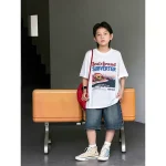 【90-160cm】Tシャツ プリント カジュアル かっこいい 男の子 - 画像 (5)