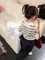 【90-150cm】ポロシャツorパンツ 女の子 ノースリープ ボーダー柄 - 画像 (10)