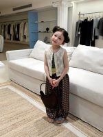 【90-150cm】ベストorキャミソールorパンツ 女の子 透かし レトロ - 画像 (5)