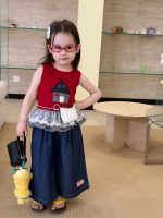 【90-140cm】ベストorパンツ 女の子 ノースリープ ゆったり - 画像 (2)