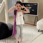 【80-130cm】キャミソール 女の子 フリル スウィート 合わせやすい - 画像 (4)